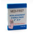 Medique Products Non-Adherent Sterile Pads, 2" x 3" Pad, 10/Box 64212